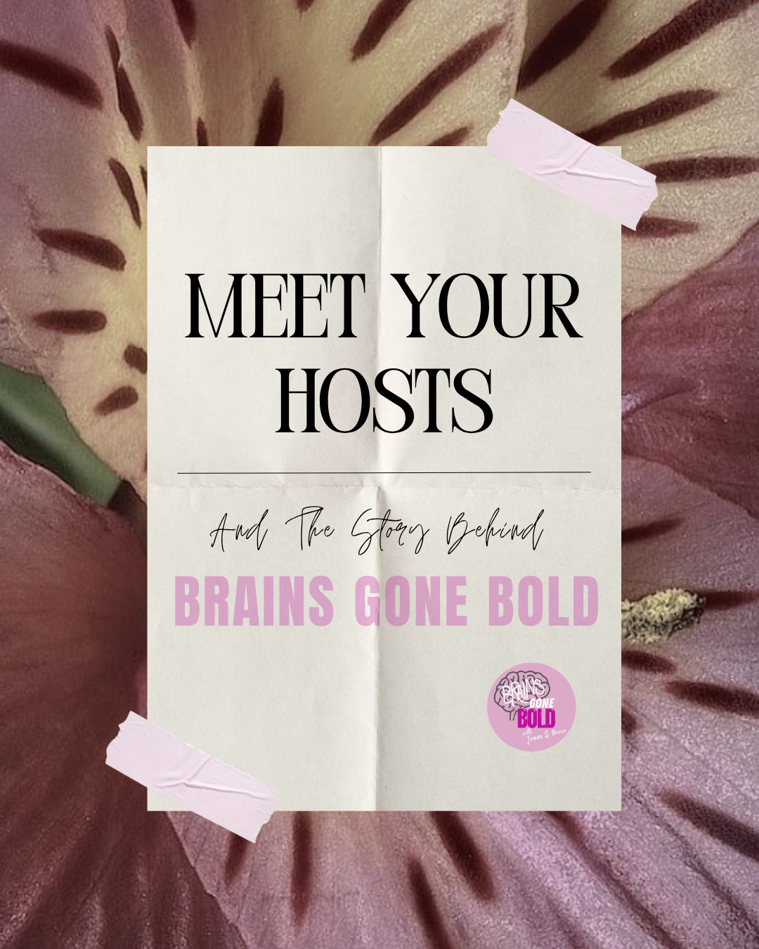 Brains Gone Bold — Meet Your Hosts carousel cover