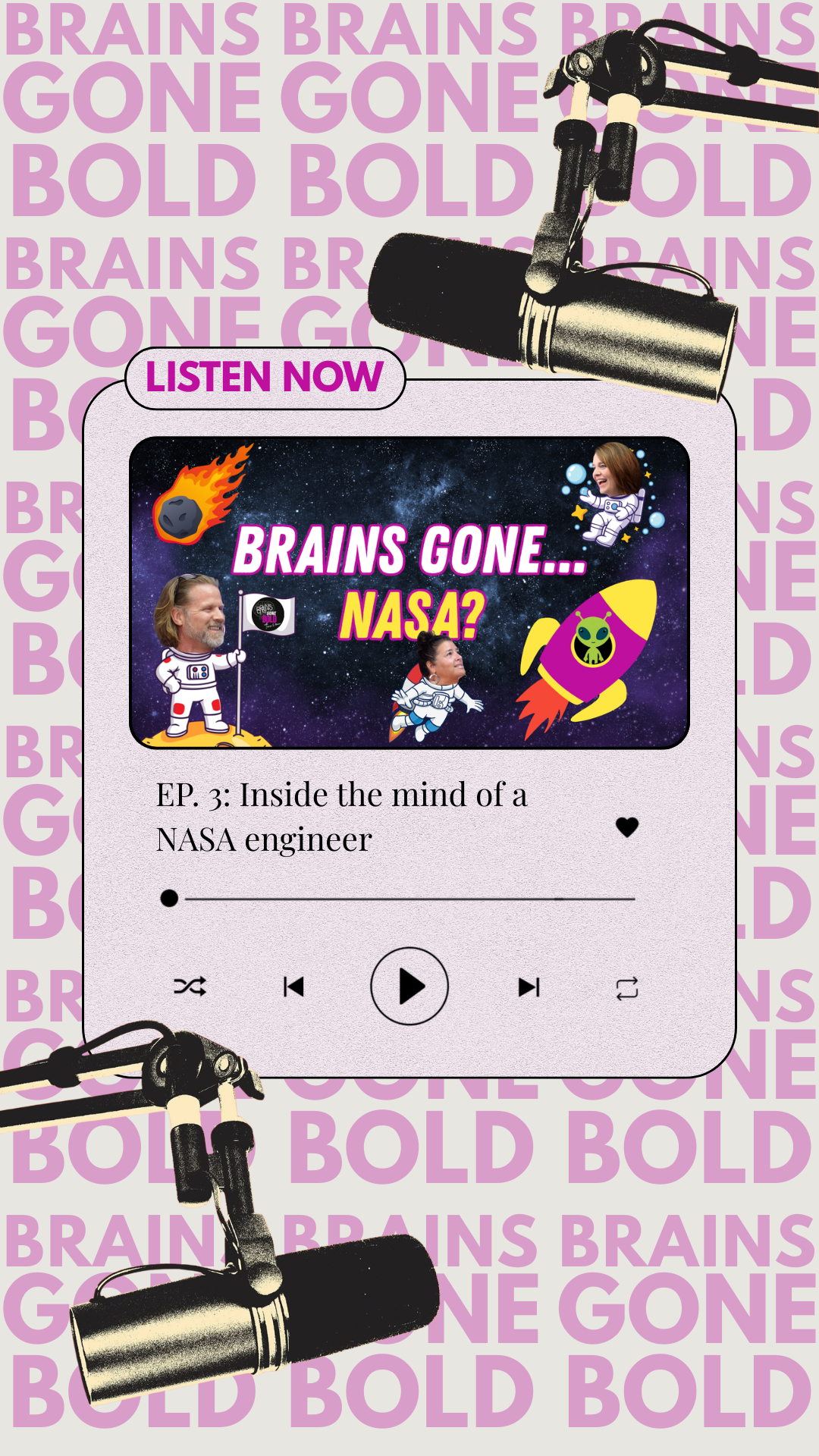 Brains Gone Bold — Listen Now shorts thumbnail