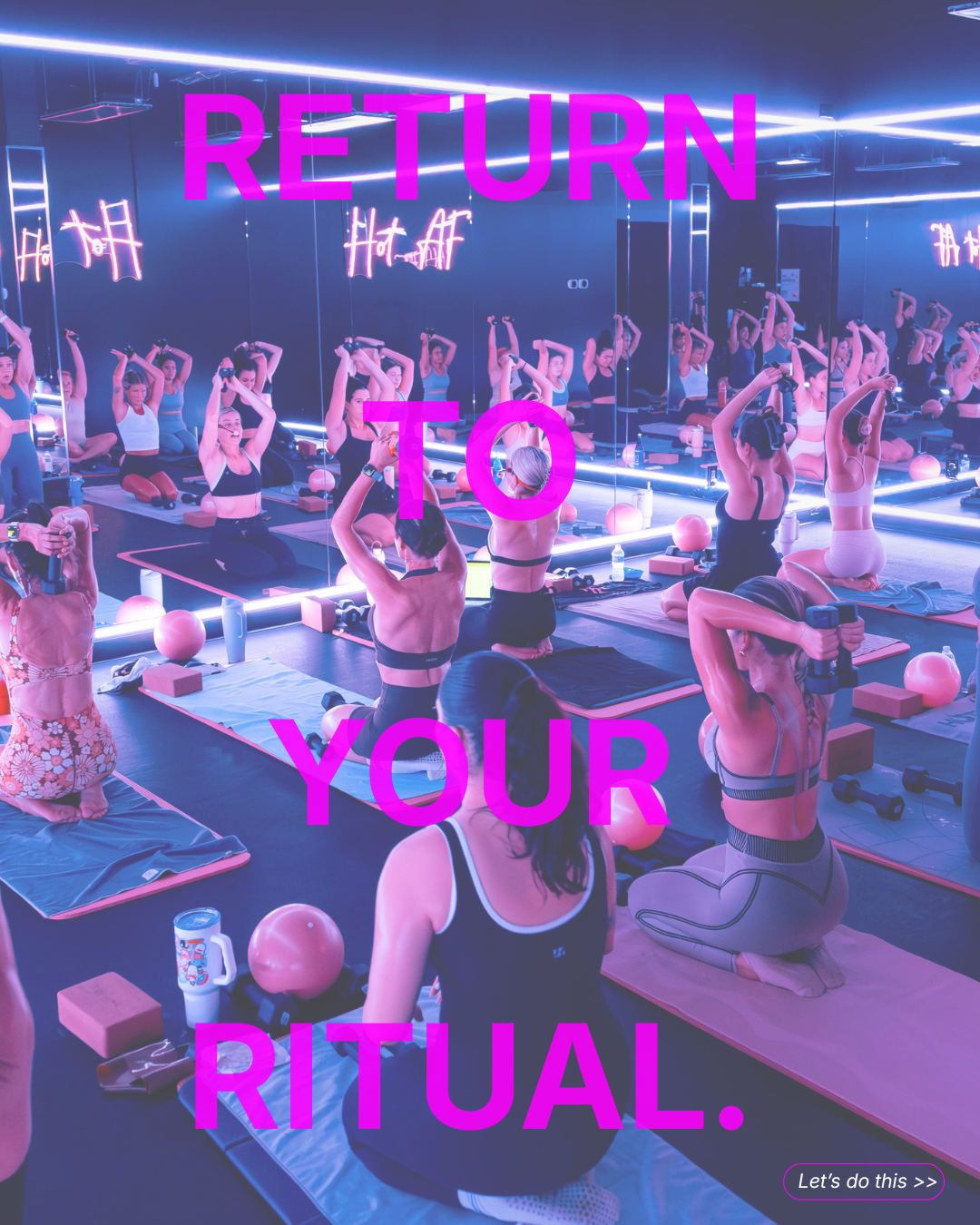 Fit As Fire — Return to Your Ritual email graphic